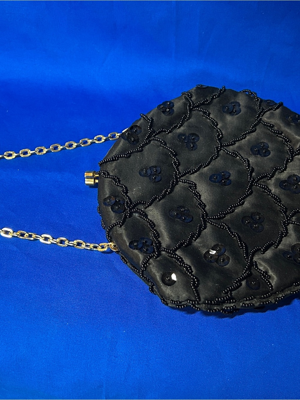 Vintage Beaded Evening Purse - Picture 3 of 6